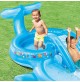 Piscina play center Balena 57176 Intex scivolo spruzzi bambini gonfiabili 